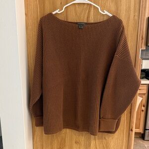 French Connection - Brown Waffle Knit Sweater